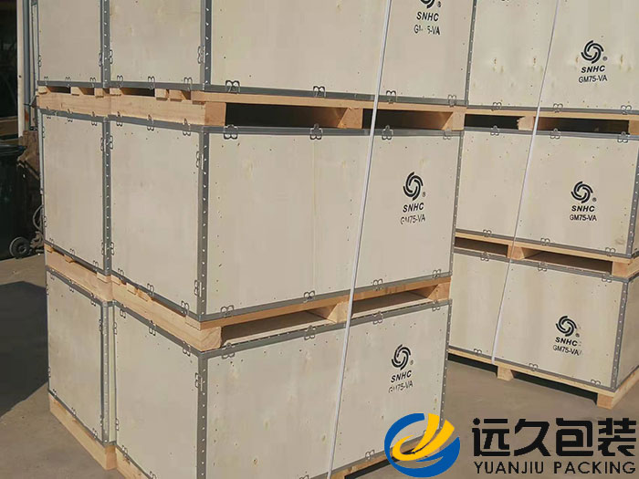 六片式無釘快裝型鋼帶木箱